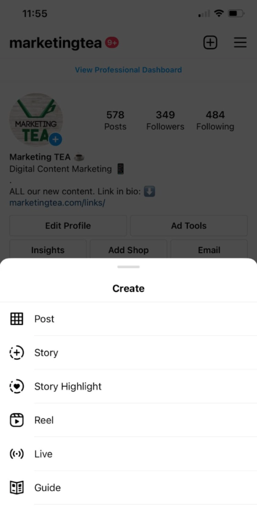 IGTV is no longer an option on Instagram. All videos posted will now be shared in the Reels tab.